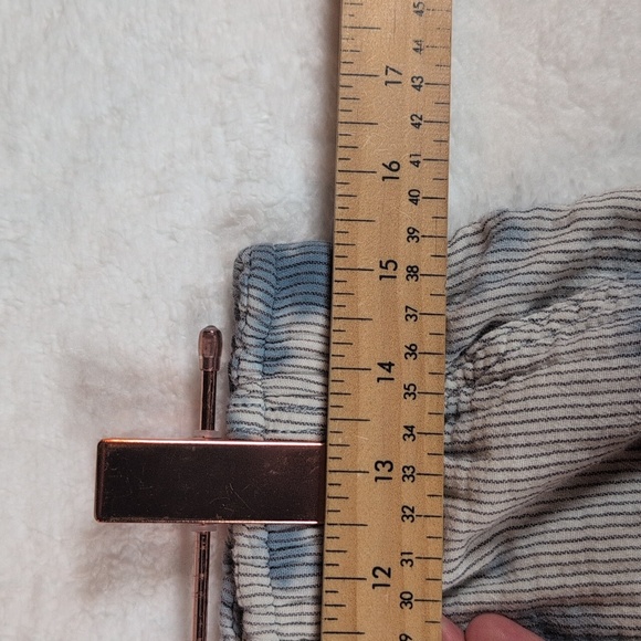 313-American Eagle Outfitters Blue and Cream‎ Joggers - Picture 3 of 5